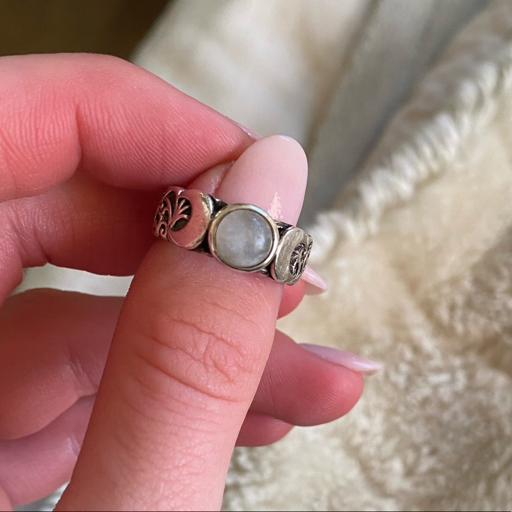 MOON stone~ set in sterling silver